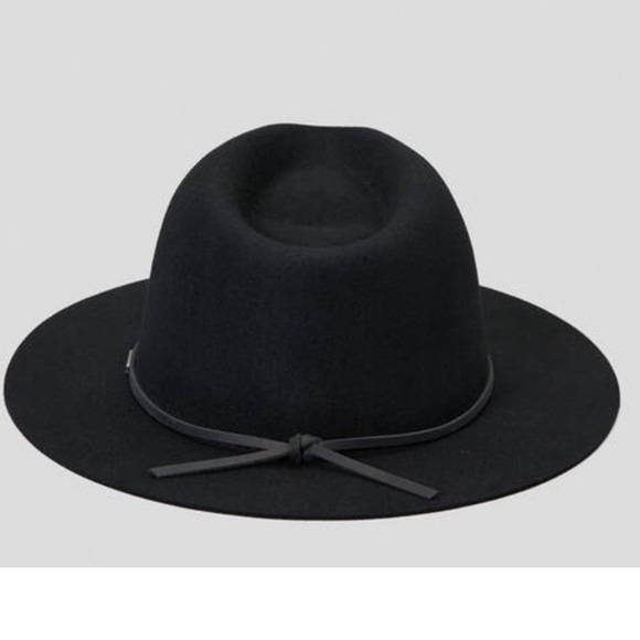 Brixton Stylish Black Fedora Hat - Picture 2 of 6